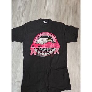 VTG 1994 Black Hills Motor Classic Sturgis Motorcycle Rally T-Shirt Double Sided